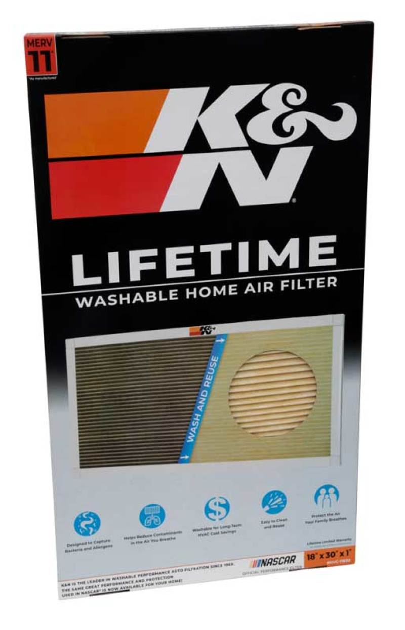 K&N HVAC Filter - 18 x 30 x 1 - Blais Performance Parts