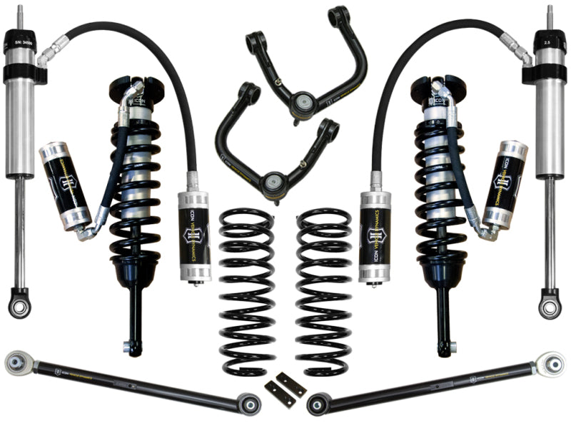 ICON 03-09 Toyota 4Runner/FJ 0-3.5in Stage 5 Suspension System w/Tubular Uca - Blais Performance Parts