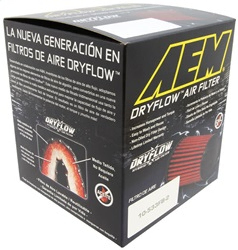 AEM Dryflow Air FIlter Conical 5.5in Base OD x 4.75in Top OD x 5in Height - Blais Performance Parts