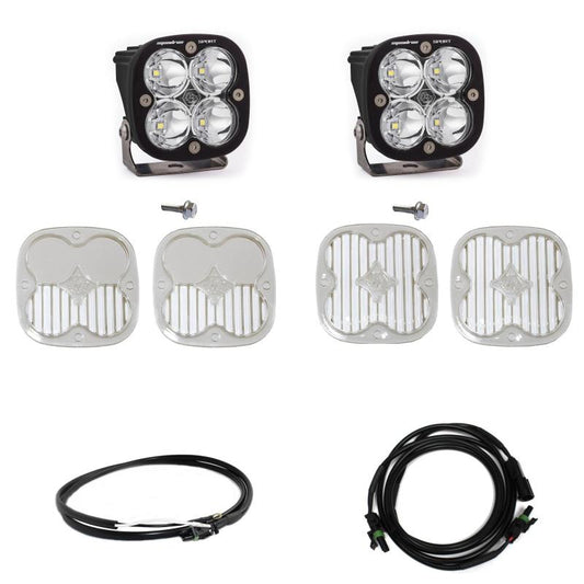 Baja Designs 2021+ Ford Bronco A Piller Light Kit Squadron Sport Spot w/Upfitter - Blais Performance Parts