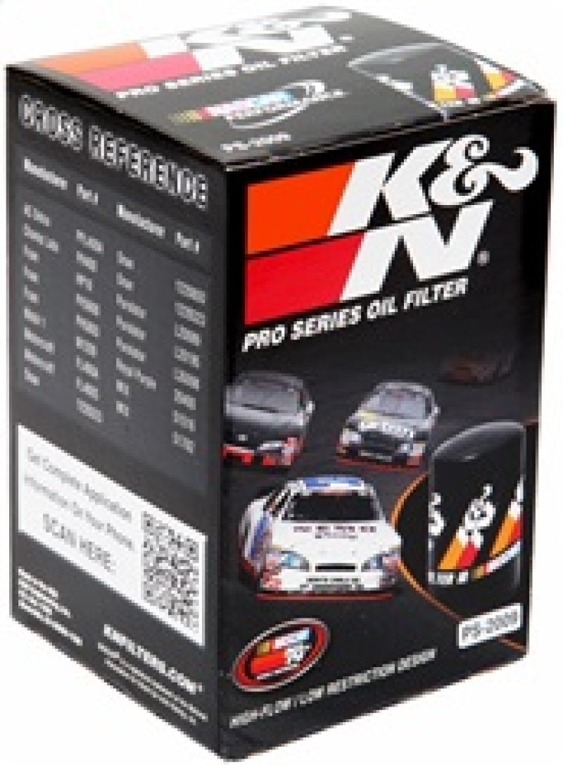 K&N Oil Filter for Ford/Lincoln/Mercury/Mazda/Chrysler/Dodge/Jeep/Jaguar 3in OD x 5.063in H - Blais Performance Parts