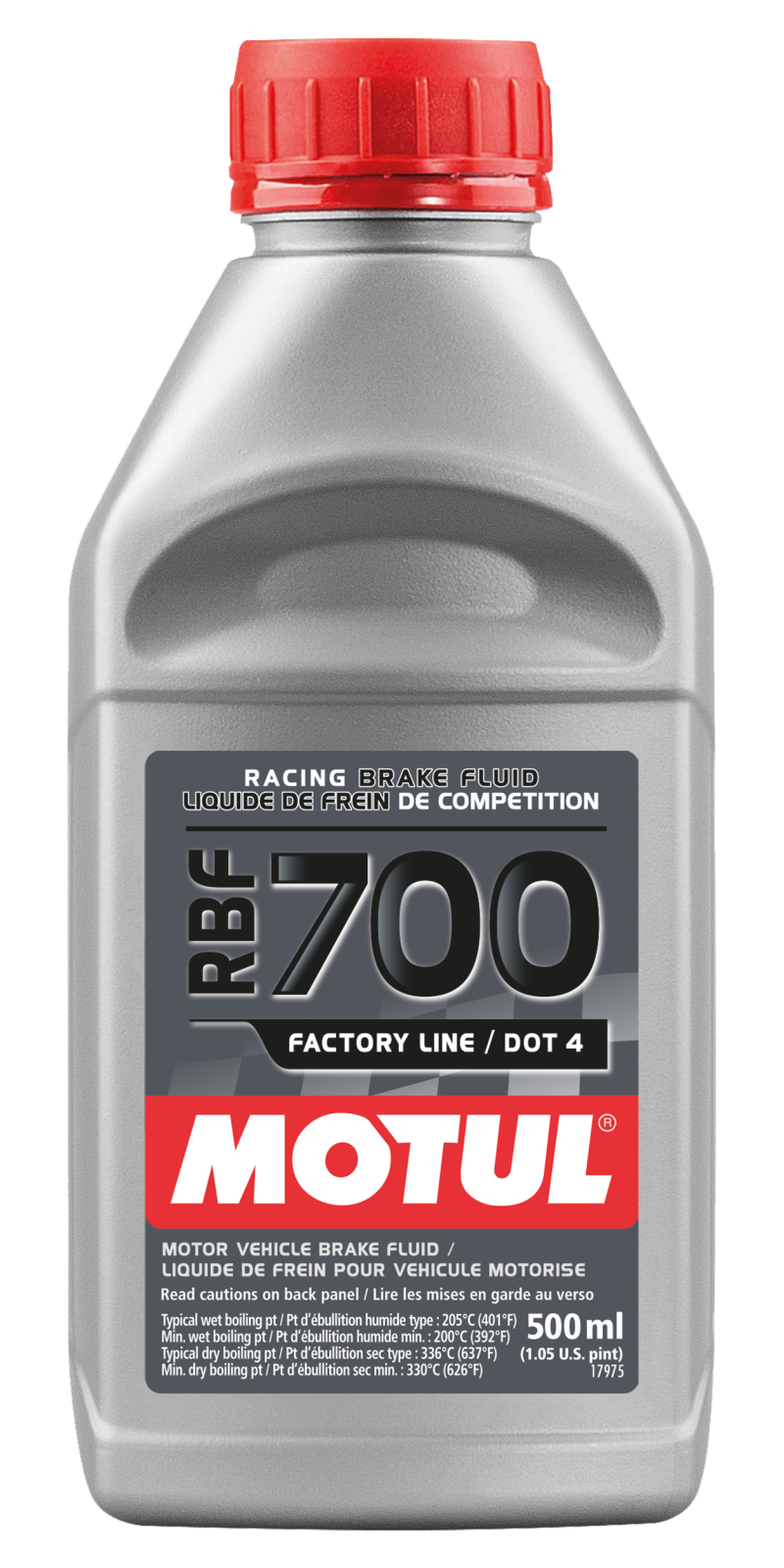 Motul 1/2L Brake Fluid RBF 700 - Racing DOT 4 - Blais Performance Parts