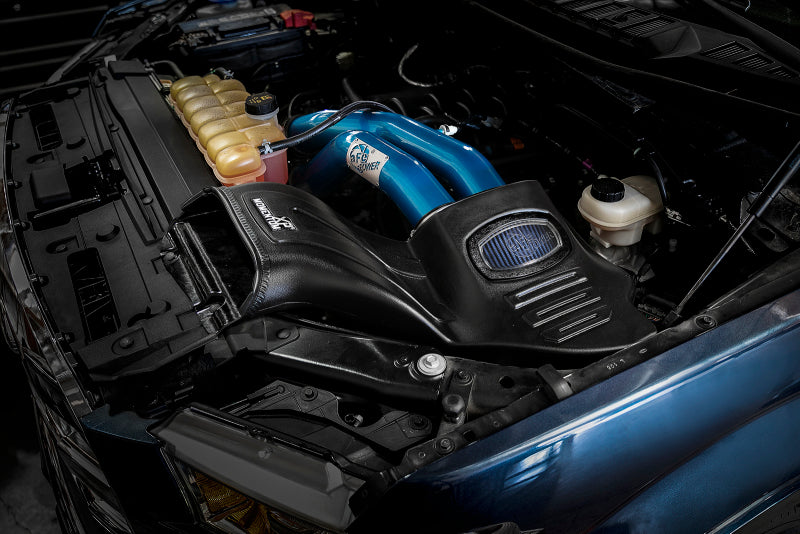 aFe Momentum XP Cold Air Intake System w/ Pro 5R Media Blue 15-19 Ford F-150 V8-5.0L - Blais Performance Parts