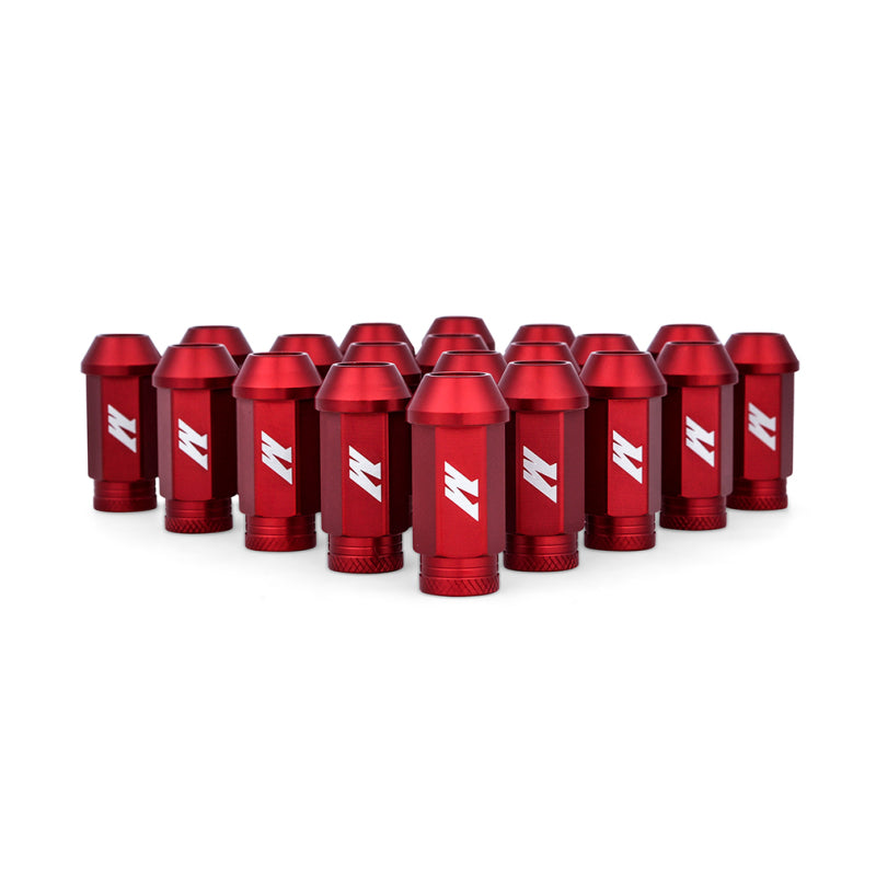 Mishimoto Aluminum Locking Lug Nuts M12x1.25 20pc Set Red - Blais Performance Parts
