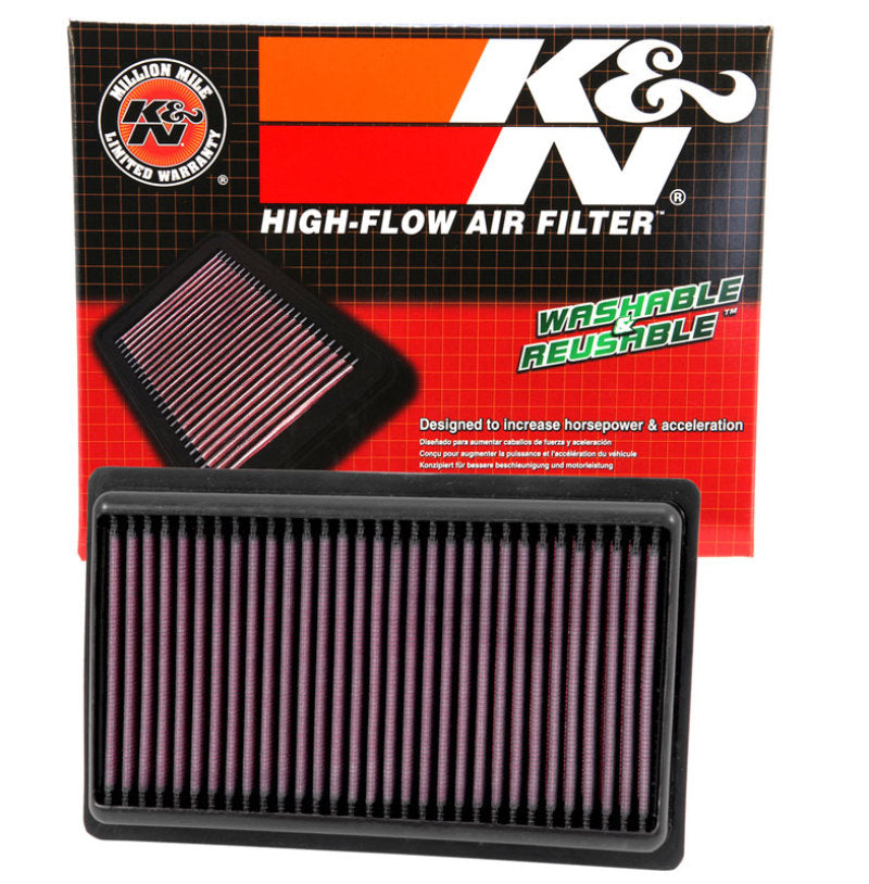 K&N Replacement Panel Air Filter for 2014-2015 Infiniti Q50 3.5L/3.7L V6 (2 Required) - Blais Performance Parts