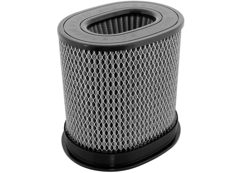 aFe MagnumFLOW HD Air Filters Pro Dry S Oval 7in X 4.75in F 9in X 7in T X 9H - Blais Performance Parts