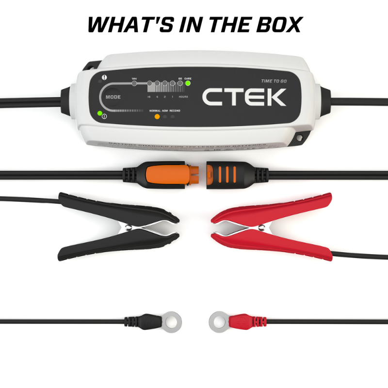 CTEK Battery Charger - CT5 Time To Go - 4.3A - Blais Performance Parts