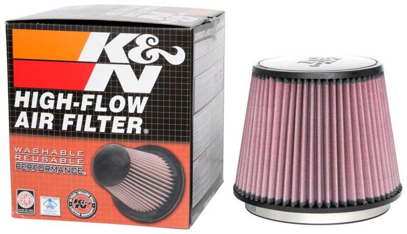 K&N Universal Clamp-On Air Filter 6in FLG / 7-1/2in B / 5-7/8in T / 6in H - Blais Performance Parts