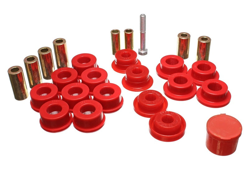 Energy Suspension Control Arm Bushings - Front - Red - Blais Performance Parts