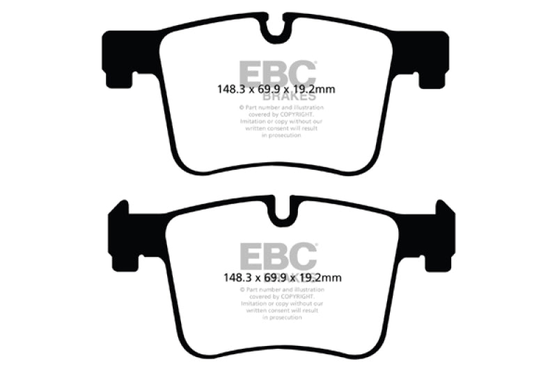 EBC 11+ BMW X3 2.0 Turbo (F25) Redstuff Front Brake Pads - Blais Performance Parts