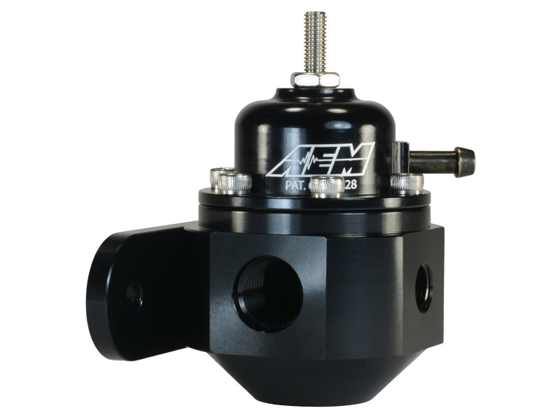 AEM Universal Black Adjustable Fuel Pressure Regulator - Blais Performance Parts