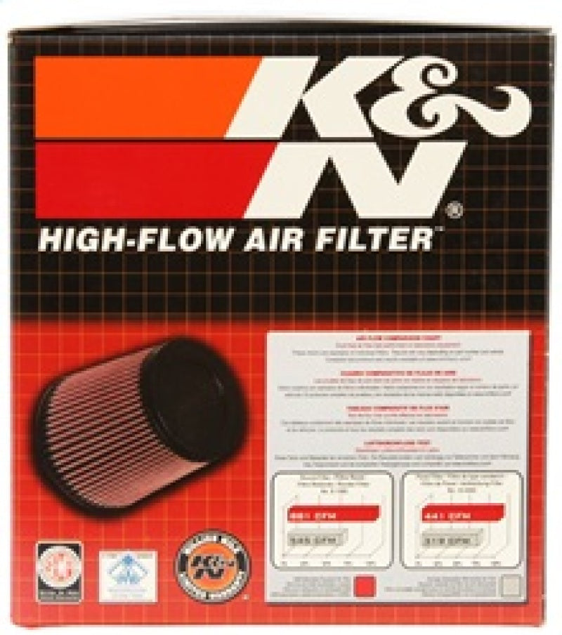 K&N Filter Universal Filter 2 3/4 inch Dual Flange GSXR Oval (2/Box) - Blais Performance Parts