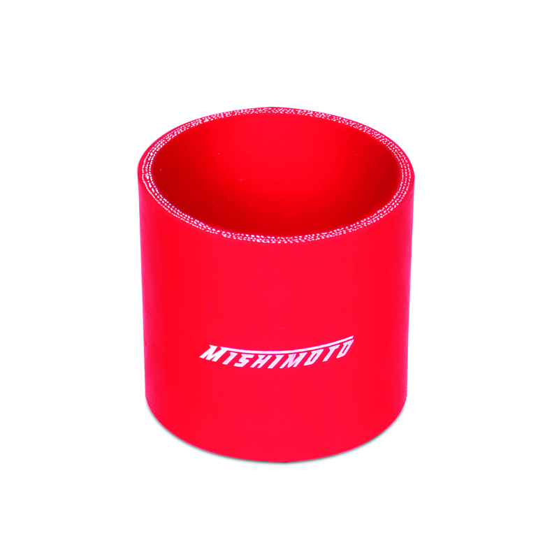 Mishimoto 3.0 Inch Red Straight Coupler - Blais Performance Parts