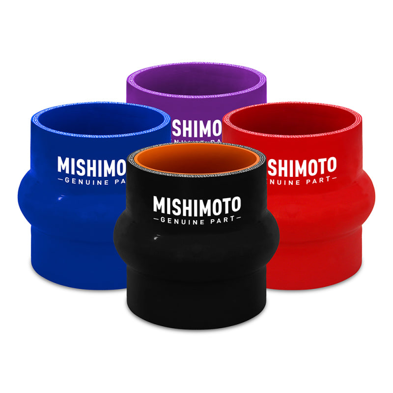 Mishimoto 2.5in Black Hump Hose Coupler - Blais Performance Parts