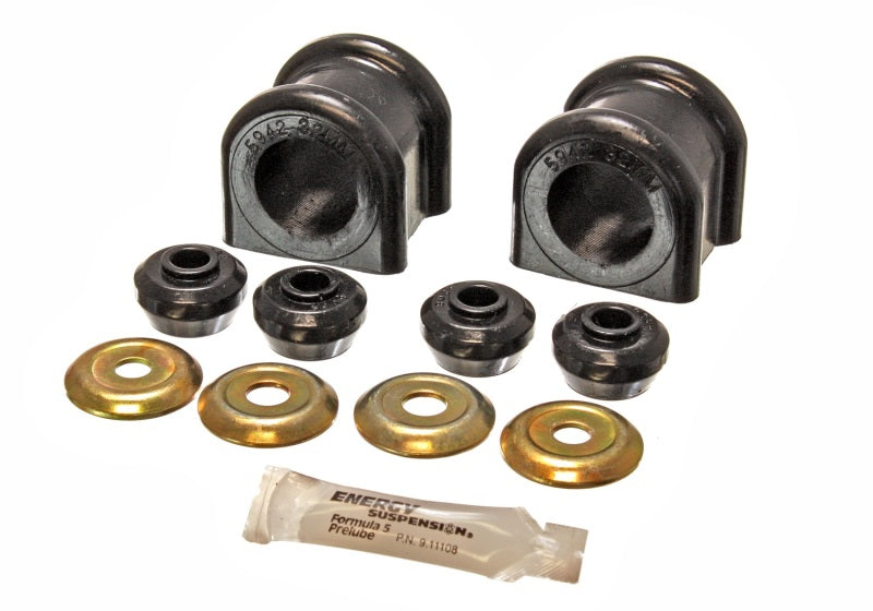 Energy Suspension 2006-08 Dodge Ram 1500/2500/3500 4WD 32mm Black Front Sway Bar Bushing Set - Blais Performance Parts