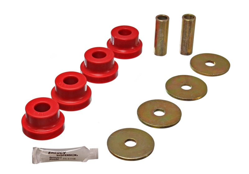 Energy Suspension 70-78 Nissan 240Z/260Z/280Z Red Differential Carrier (Mustache Bar) Bushings - Blais Performance Parts