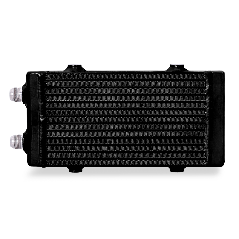 Mishimoto Universal Small Bar and Plate Dual Pass Black Oil Cooler - Blais Performance Parts