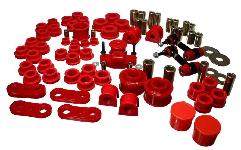 Energy Suspension 08-12 Subaru Impreza WRX Red Hyper-Flex Master Bushing Set - Blais Performance Parts