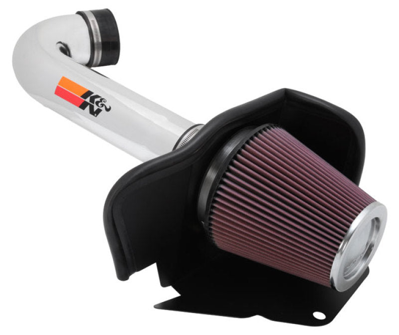 K&N 11 Jeep Grand Cherokee 5.7L V8 / 11 Dodge Durango 5.7L V8 High Flow Performance Intake Kit - Blais Performance Parts