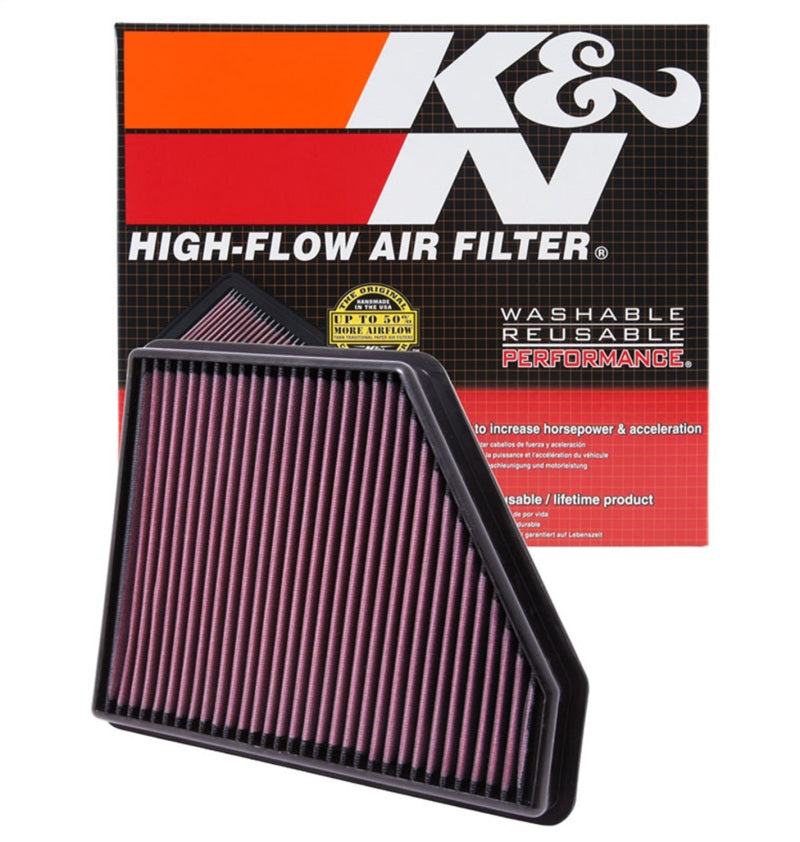 K&N 10 Chevy Camaro 3.6/6.2L Drop In Air Filter - Blais Performance Parts