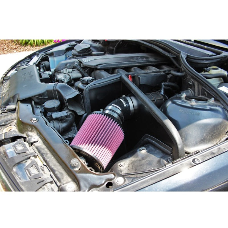 Mishimoto 99-05 BMW E46 323i/325i/328i Performance Cold Air Intake Kit - Black - Blais Performance Parts