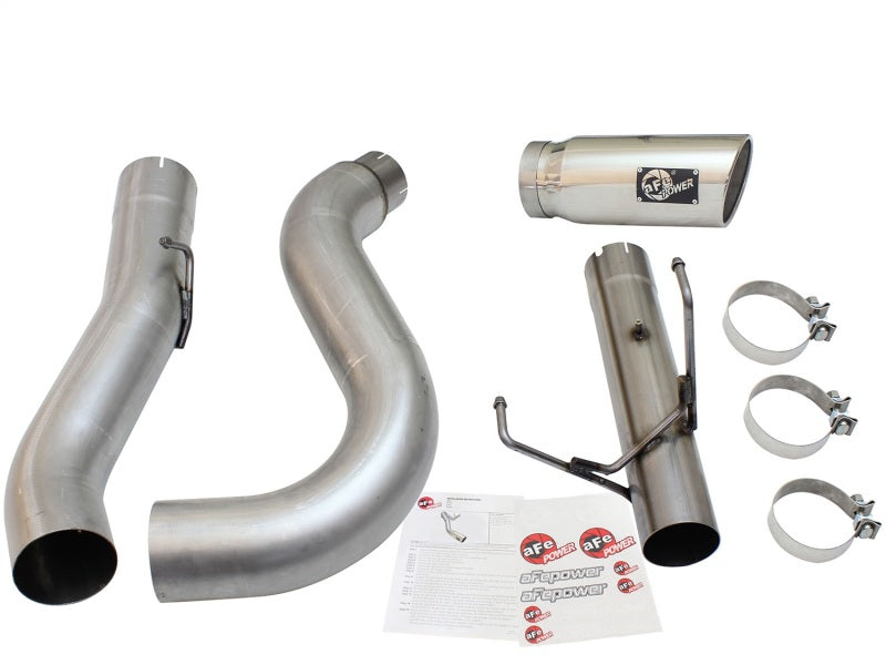 aFe MACHForce XP Exhaust Large Bore 5in DPF-Back Alu. 13-15 Dodge Trucks L6-6.7L (td) *Polish Tip - Blais Performance Parts