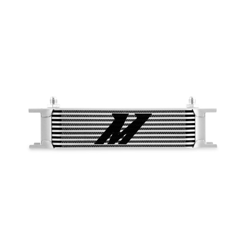 Mishimoto Universal -6AN 10 Row Oil Cooler - Silver - Blais Performance Parts