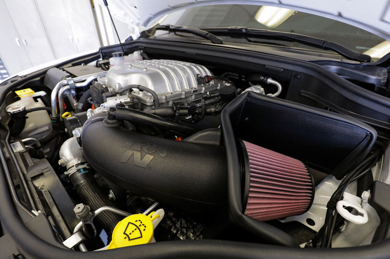 K&N 18-19 Jeep Grand Cherokee Trackhawk V8-6.2L F/I Aircharger Performance Intake - Blais Performance Parts