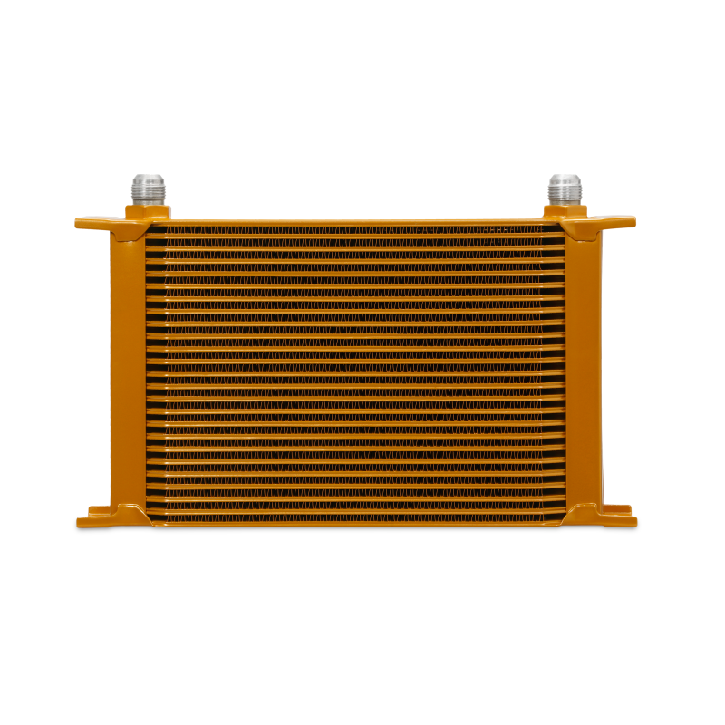 Mishimoto Universal 25-Row Oil Cooler - Gold - Blais Performance Parts