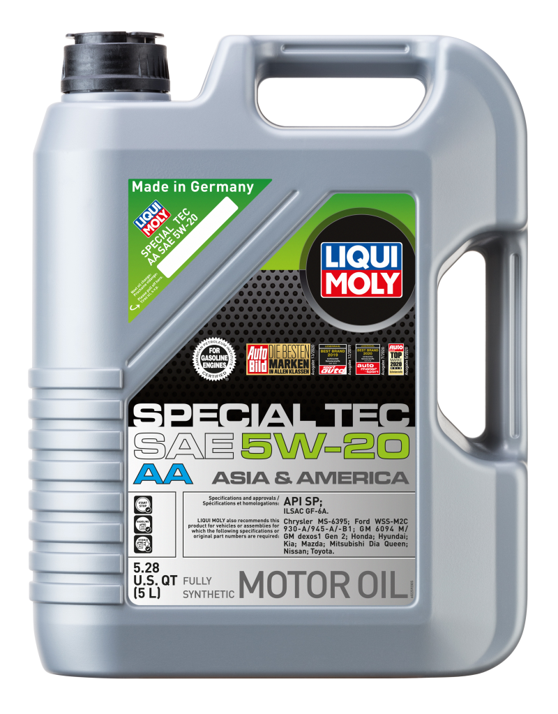 LIQUI MOLY 5L Special Tec AA Motor Oil SAE 5W20 - Blais Performance Parts