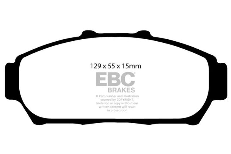 EBC 94-01 Acura Integra 1.8 Redstuff Front Brake Pads - Blais Performance Parts