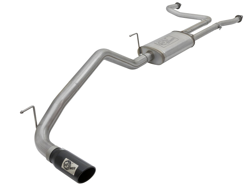 aFe MACHForce XP 2.5in Cat-Back Exhaust System w/ Black Tip Nissan Frontier 17-19 V8-5.6L - Blais Performance Parts