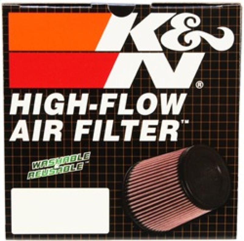 K&N Round Tapered Universal Air Filter 4in Flange ID x 5.375 Base OD x 4in Top OD x 6.5in H - Blais Performance Parts
