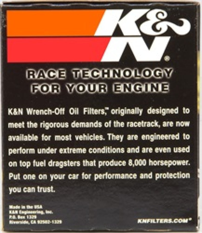 K&N Oil Filter OIL FILTER; AUTOMOTIVE - Blais Performance Parts