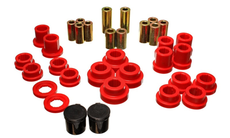 Energy Suspension 00-09 Honda S2000 Red Rear End Control Arm Bushing Set - Blais Performance Parts