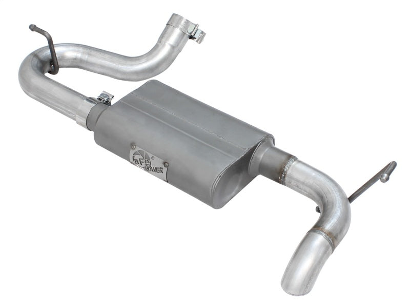 aFe Scorpion Exhaust System Axle Back Aluminized Hi-Tuck 07-17 Jeep Wrangler JK V6 3.6/3.8L - Blais Performance Parts