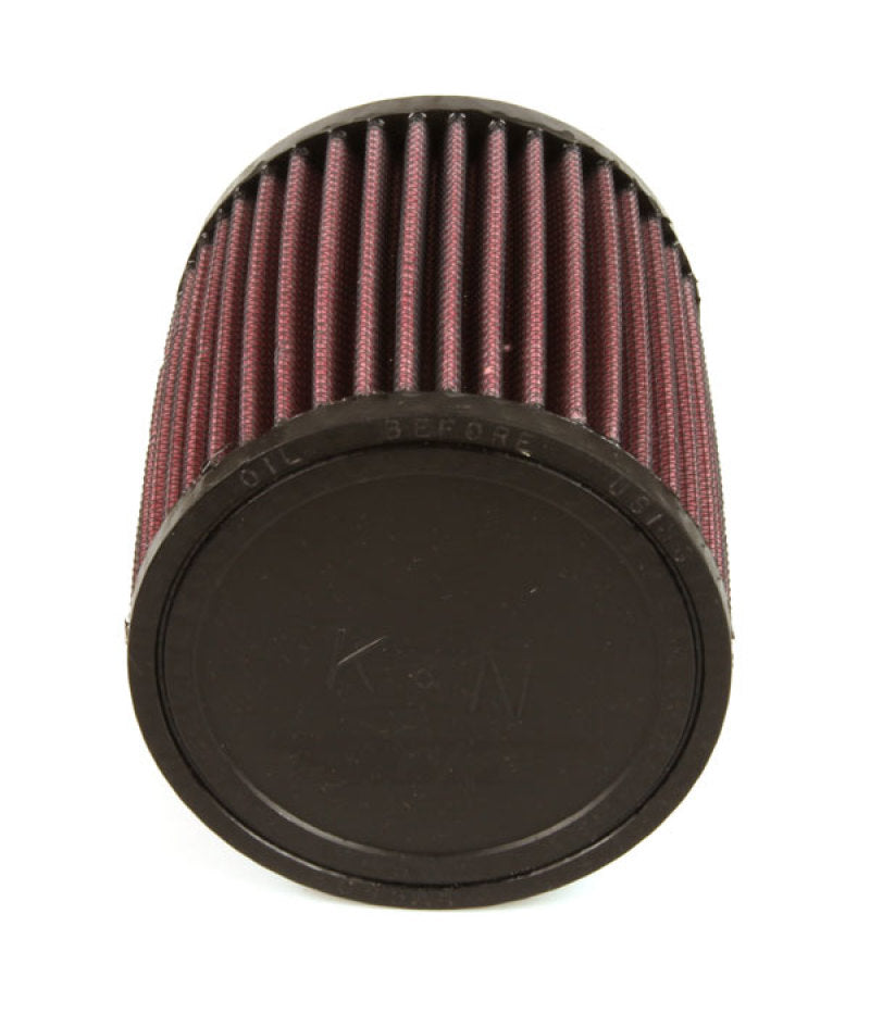 K&N Universal Rubber Filter 3 inch 5 Degree FLG 4 1/2 inch OD 5 inch Height - Blais Performance Parts