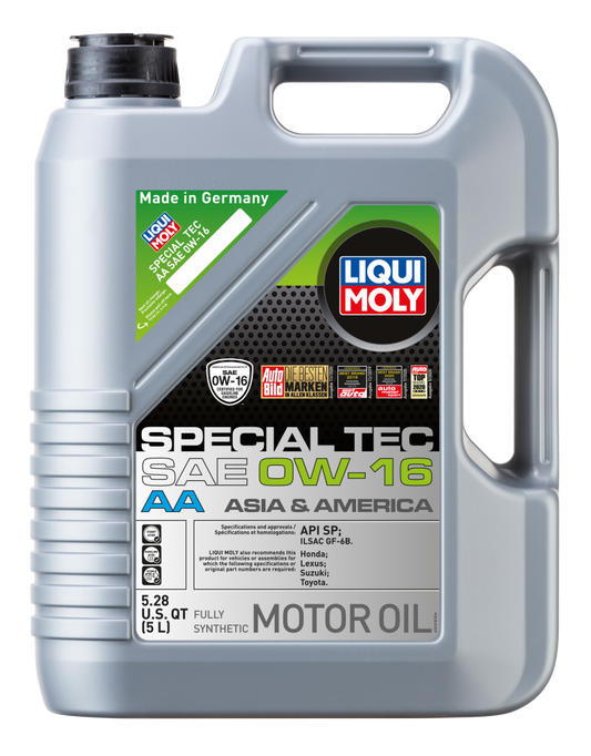 LIQUI MOLY 5L Special Tec AA Motor Oil SAE 0W16 - Blais Performance Parts