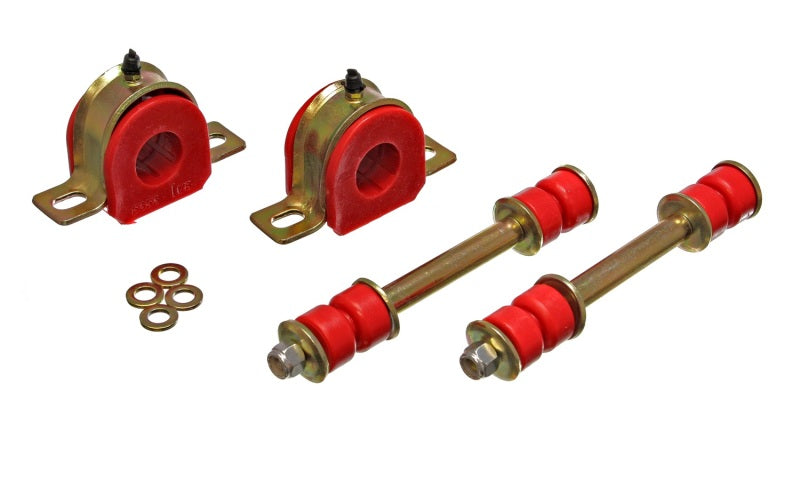 Energy Suspension 82-04 GM Blazer / S-10/15 Pickup Red Front Sway Bar Bushing Set (End Links Inc) - Blais Performance Parts