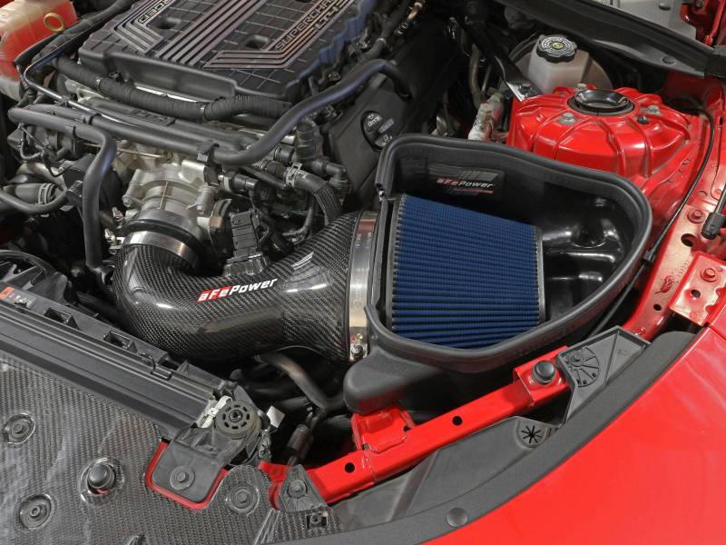 aFe 17-12 Chevrolet Camaro ZL1 (6.2L-V8) Track Series Carbon Fiber CAI System w/ Pro 5R Filters - Blais Performance Parts