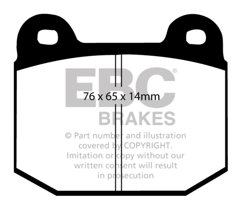 EBC 99-03 Mitsubishi Lancer Evolution 2.0 Turbo Bluestuff Rear Brake Pads - Blais Performance Parts