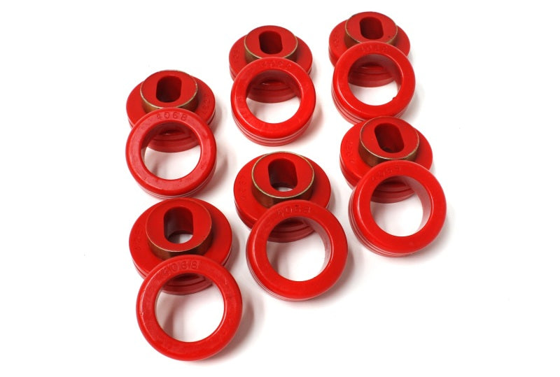 Energy Suspension 81-87 GM 1/2-3/4-1 Ton C-10/C-20/C30/C1500/C2500/C3500 PU 2WD Red Body Mount Set - Blais Performance Parts