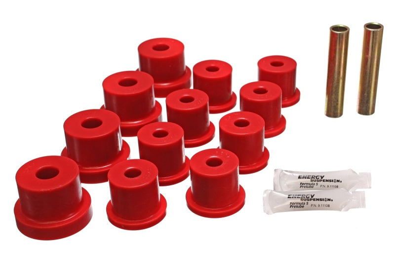 Energy Suspension Nova Mono Leaf Spring Bushings - Red - Blais Performance Parts