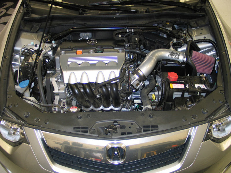 K&N 09 Acura TSX 2.4L Silver Typhoon Intake - Blais Performance Parts