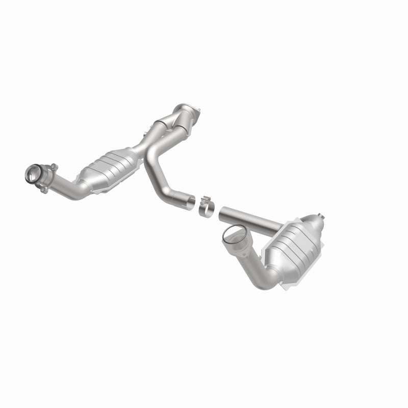 MagnaFlow Conv DF 02-06 Cadillac Escalade / 02-06 Chevy Avalanche 5.3L Dual Conv Y-Pipe Assembly 2WD - Blais Performance Parts