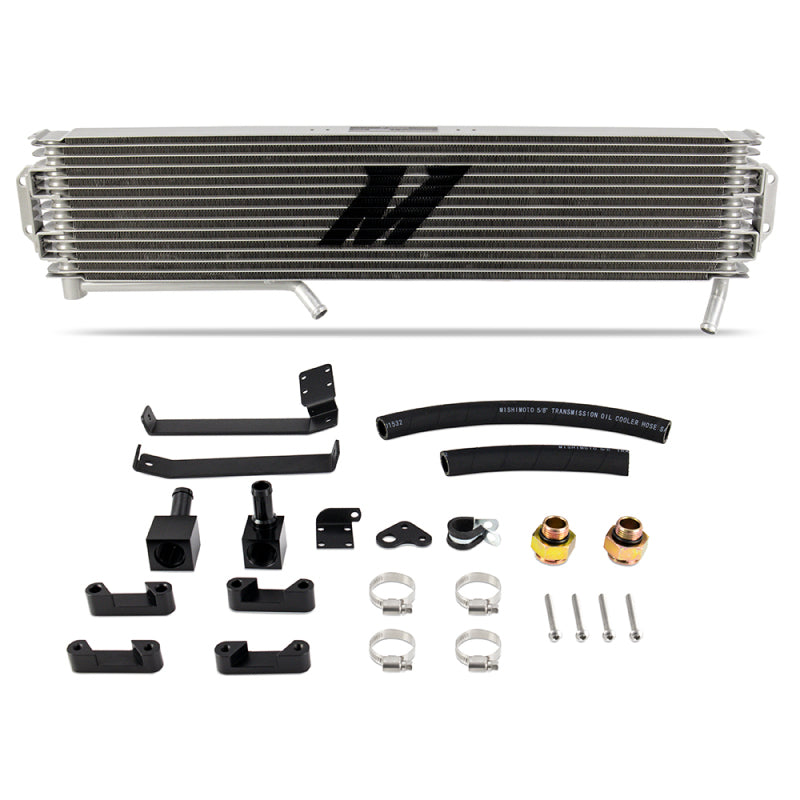 Mishimoto 17-19 GM 6.6L Duramax (L5P) Transmission Cooler - Silver - Blais Performance Parts