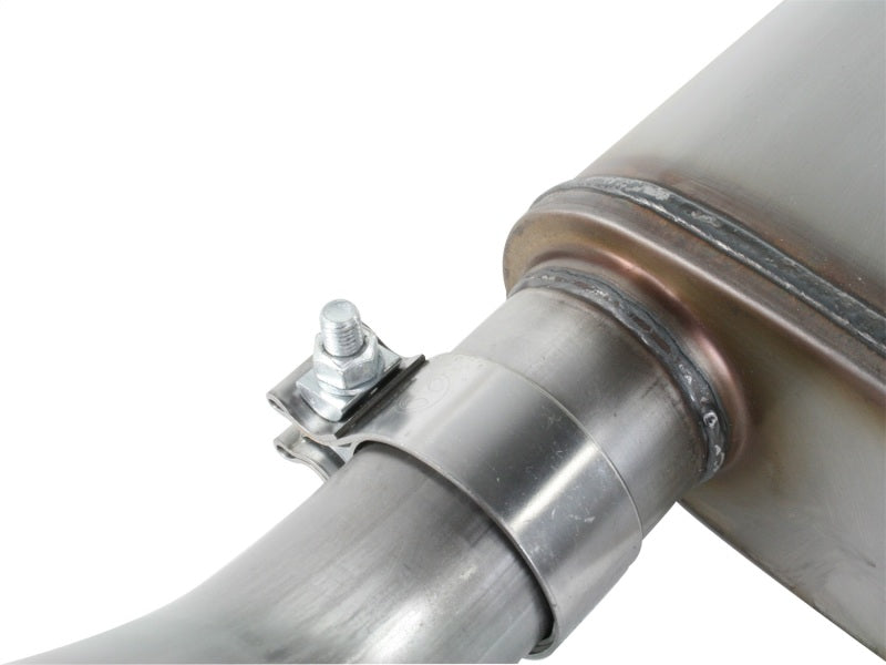aFe MACHForce XP Exhausts Cat-Back SS-409 EXH Jeep Wrangler TJ 97-06 I6-4.0L HT - 2.5 In. - Blais Performance Parts