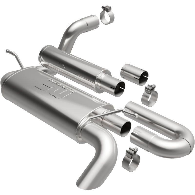 MagnaFlow 18-23 Jeep Wrangler JL 2.0L/3.6L Overland Series Axle-Back Exhaust - Blais Performance Parts