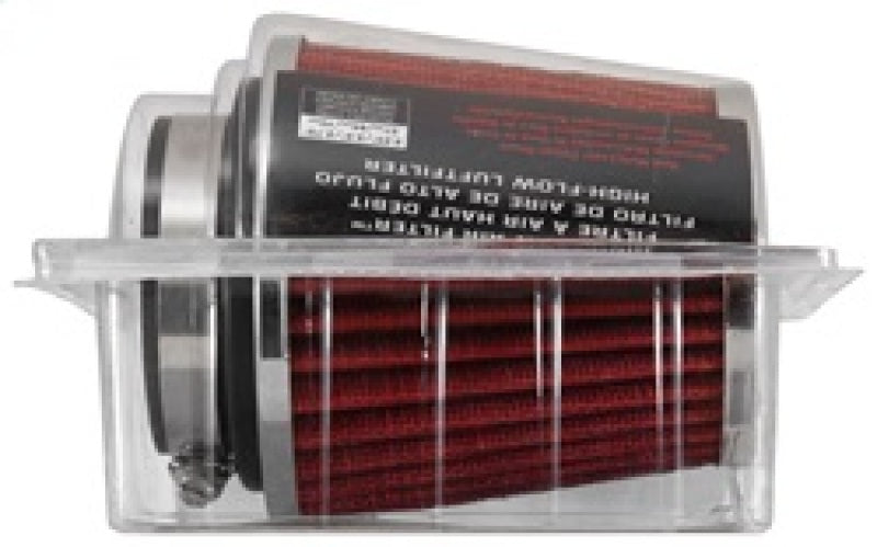 K&N Universal Chrome Filter 2 3/4in FLG / 4 1/2in Bottom / 4 1/2in Height - Blais Performance Parts