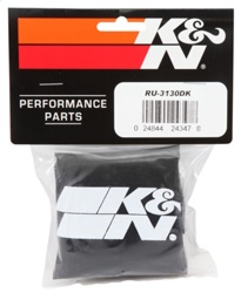 K&N Air Filter Wrap Black RU-3130 - Blais Performance Parts